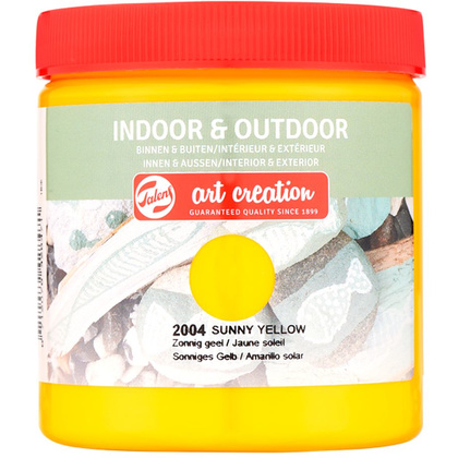 Краски декоративные "INDOOR & OUTDOOR", 250 мл, 2004 желтый солнечный