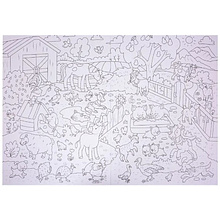 Раскраска "Раскраска-виммельбух. Домашние животные"