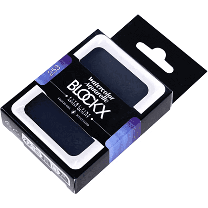 Краски акварельные "Blockx. Giant pan", 253 французский ультрамарин темный, 18 мл., кювета - 2
