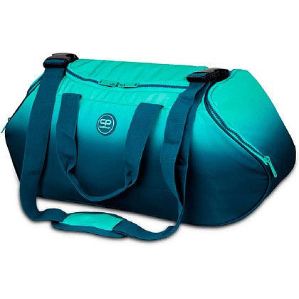 Сумка спортивная Coolpack "Runner Gradient Blue lagoon", зеленый, синий
