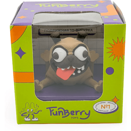 Игрушка 3D "Мопс Персик" - 7