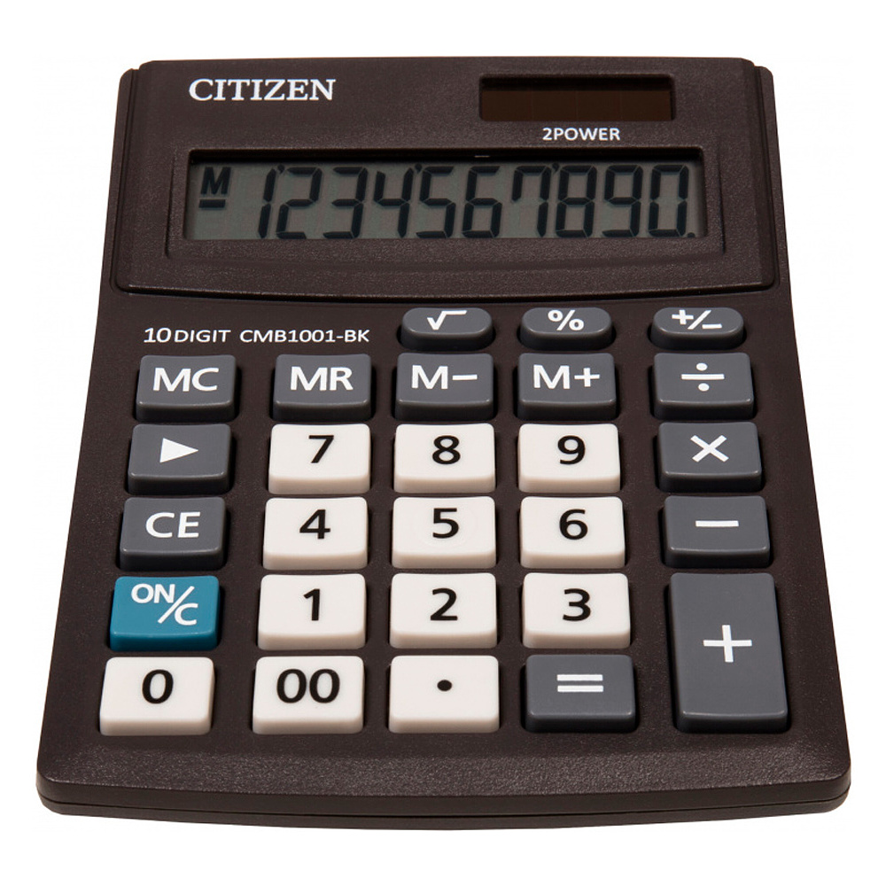 Калькулятор настольный Citizen "CMB-1001 BK", 10-разрядный, черный - 2