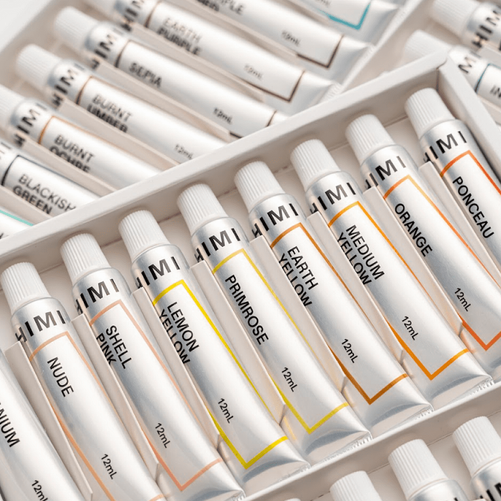 Краски акварельные "Himi Miya", 36 цветов, тубы - 5