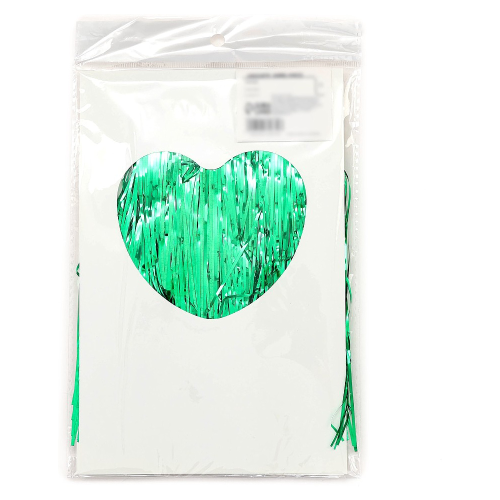 Гирлянда "Дождик", 2 м, ПВХ, с липкой лентой, зелёный - 5