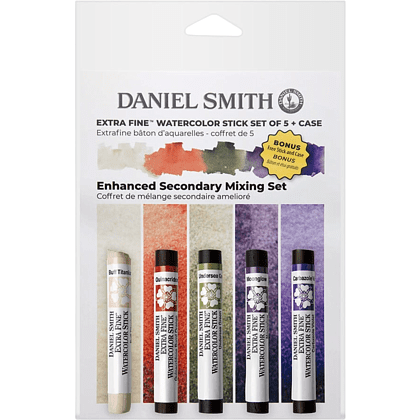 Набор стиков акварельных "Daniel Smith Aquatic Enhanced Secondary Set", 5 цветов