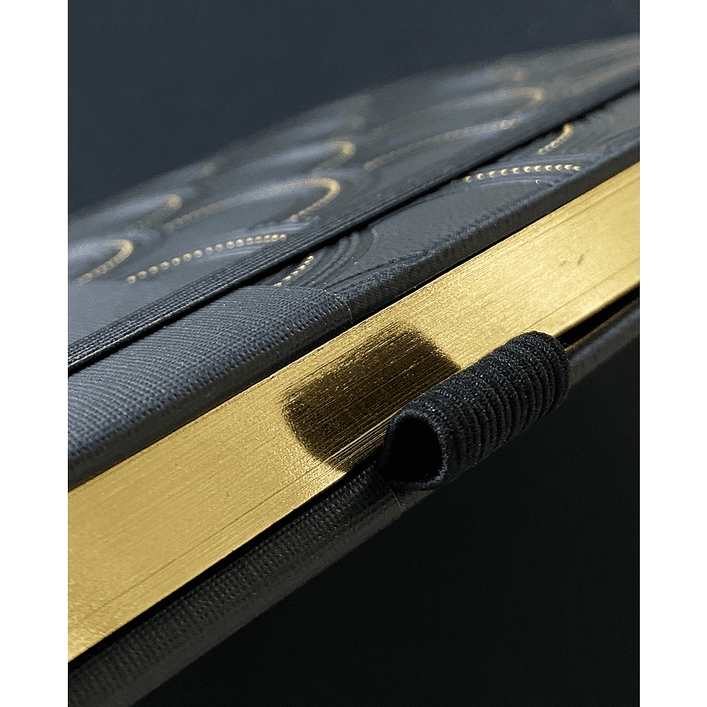 Блокнот Castelli Milano "Art Deco Gold", А5, 96 листов, линейка, черный, золотой - 6