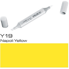 Маркер перманентный "Copic Sketch", Y-19 желтый неаполь