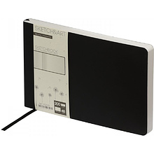 Скетчбук "Sketch&Art. Horizont", 21x14 см, 200 г/м2, 48 листов, черный