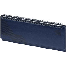 Планинг датированный "Сафир", 310х130 мм, 64 листа, синий, 2026