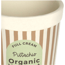 Кашпо "Organic Yoghurt", керамика, коричневый