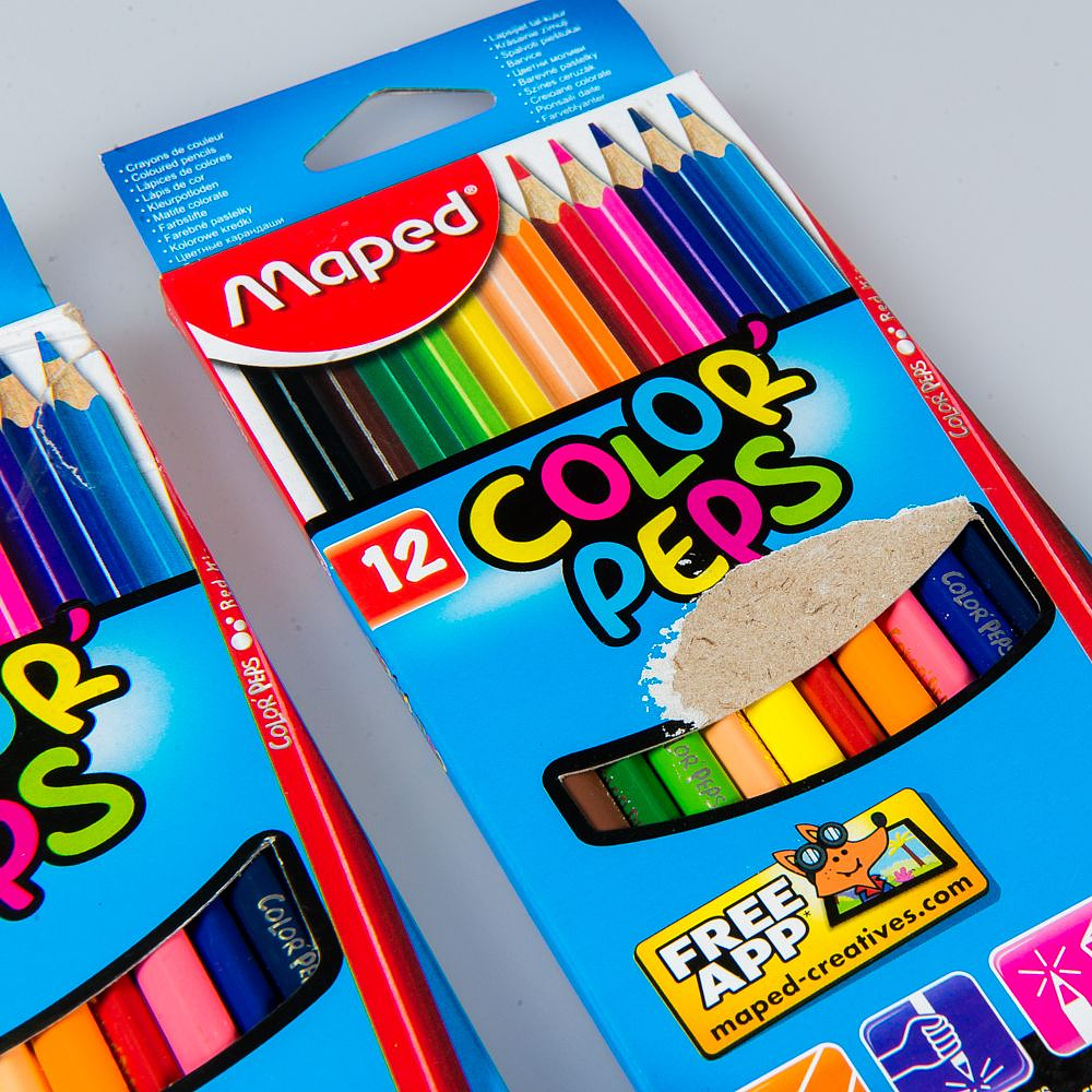 Цветные карандаши Maped "Color Peps", 12 цветов, -30% - 3