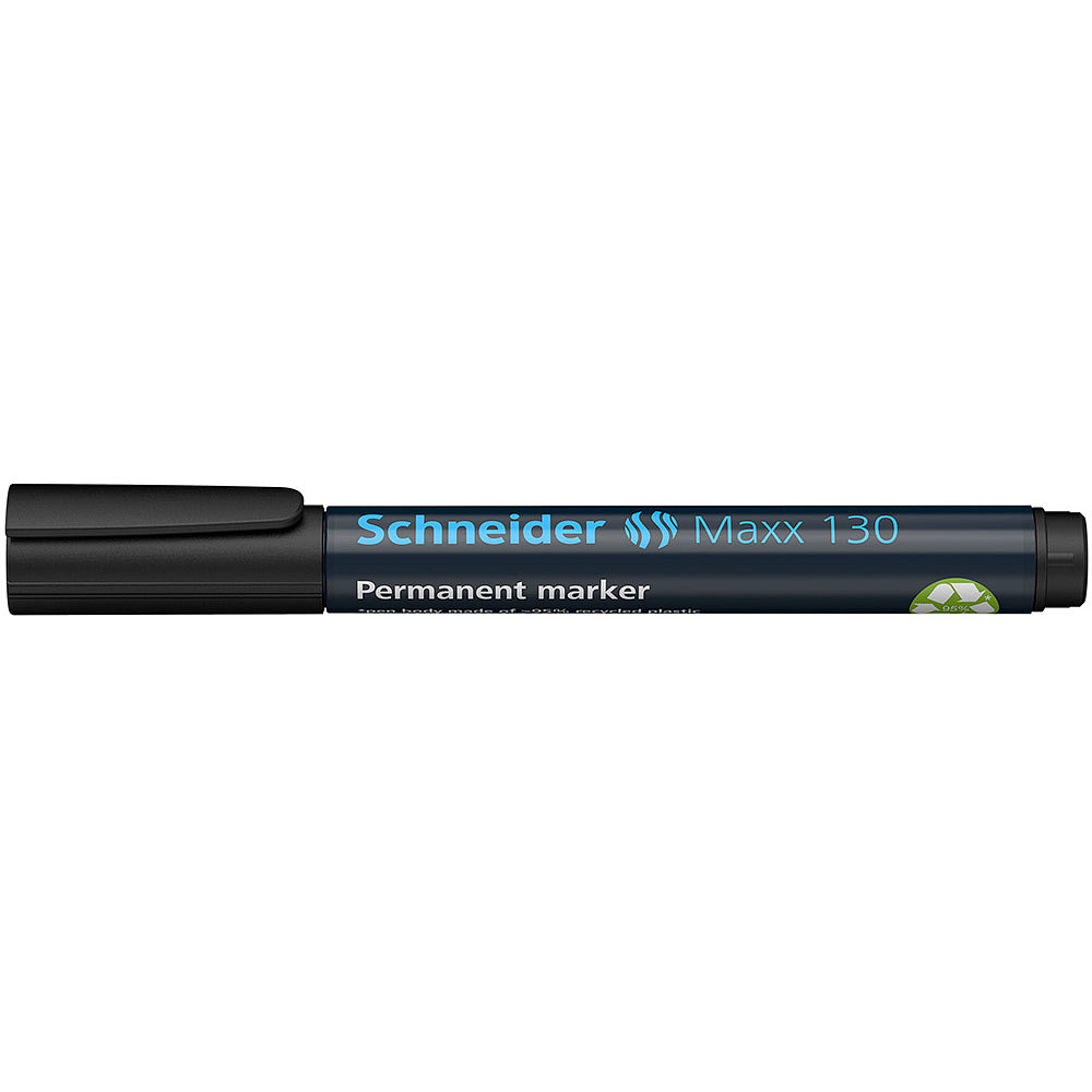 Маркер перманентный "Schneider Maxx 130", черный - 3