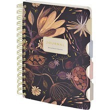 Книга записная "Flora. Ночные цветы", А5, 150х210 мм, 120 листов, черный
