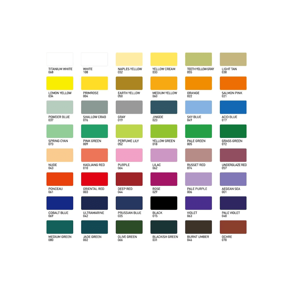 Краски гуашевые "Himi Jelly Cup", 48 цветов, персиковый футляр - 13