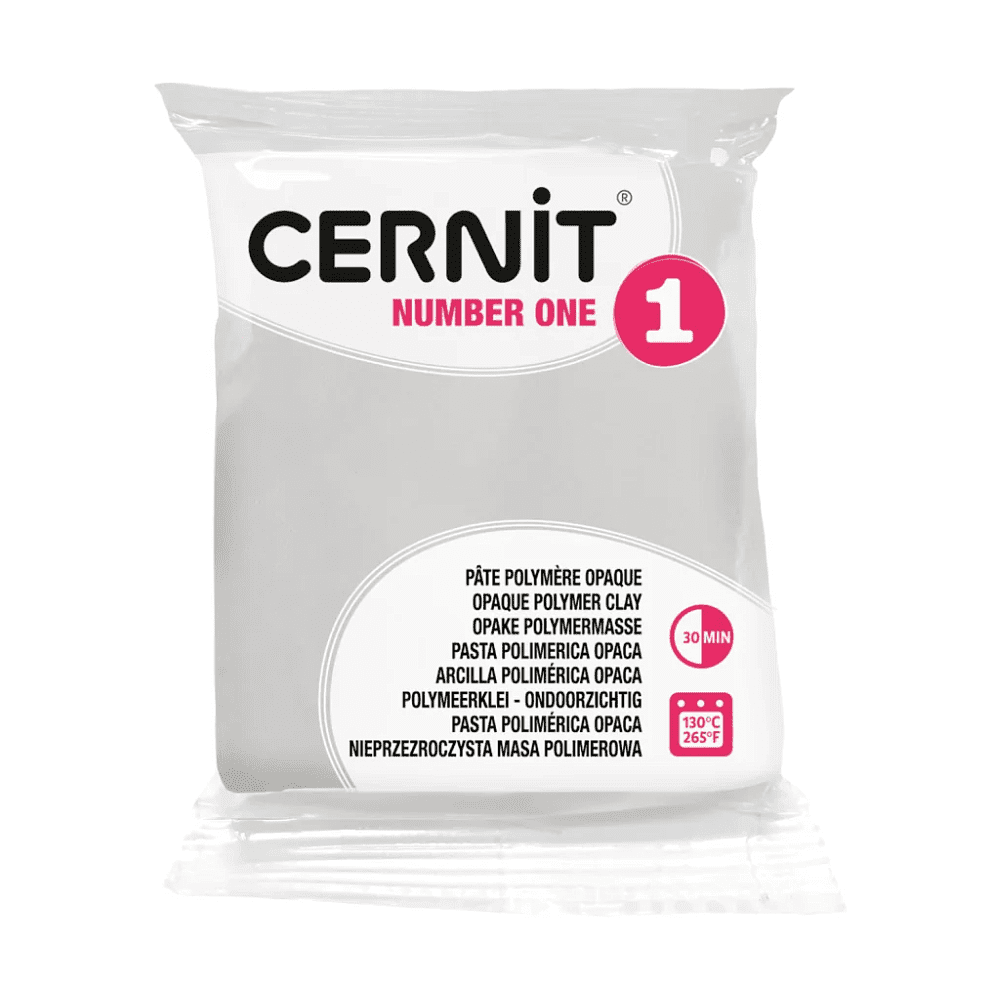 Полимерная глина "Cernit № 1 (Number One)", 56 г, 027 белый непрозрачный - 2