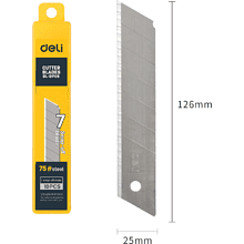 Лезвие для ножа Deli "EDL-DP05", 25 мм, 10 шт.