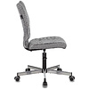 Кресло для персонала "Бюрократ СH-330M/LT", ткань, металл, черный, белый - 3