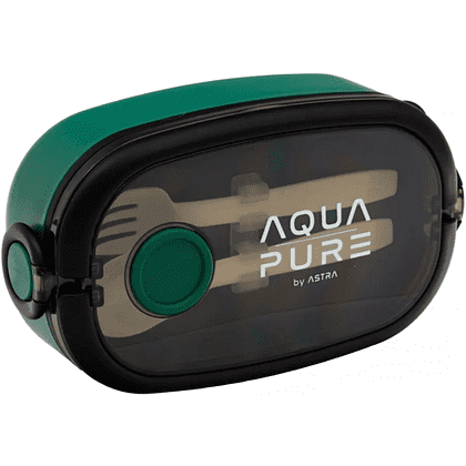 Контейнер для еды "Aqua Pure", пластик, зеленый, черный - 5