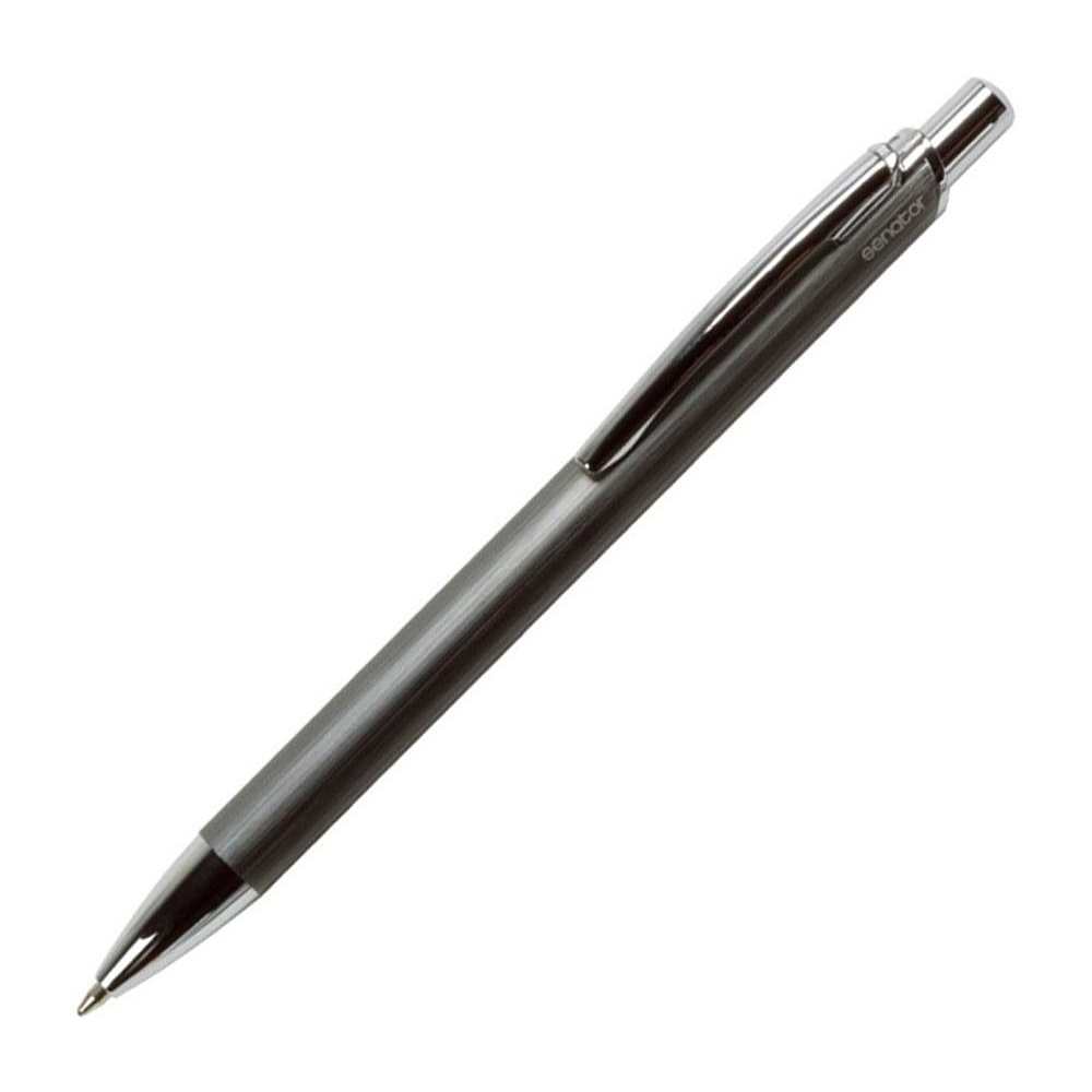 Ручка шариковая автоматическая "Senator BP5090", 0.7 мм, серебристый, стерж. синий