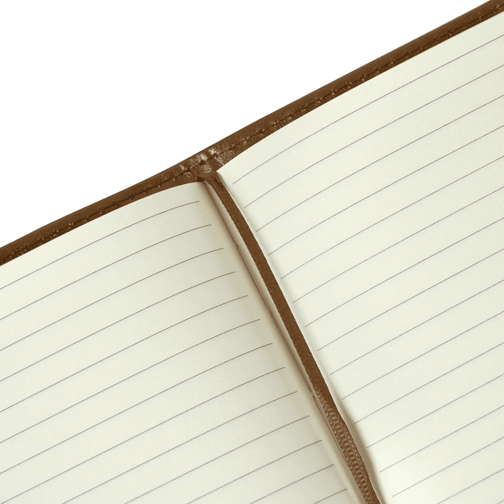 Блокнот "3223-10", А5, 80 листов, линейка, темно-коричневый - 5