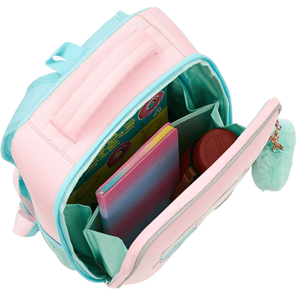 Рюкзак школьный "Greezly", розовый, мятный - 6