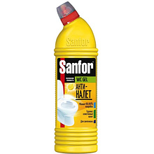Средство чистящее для сантехники "Sanfor WC  lemon fresh", 1 л, гель