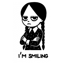 Кружка «I`m smiling» внутри и ручка черная, 450 мл.