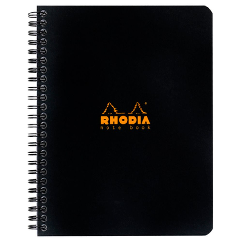 Блокнот "Rhodia", А5+, 80 листов, клетка, черный