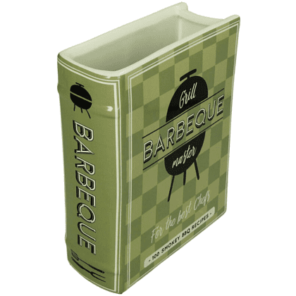 Ваза "Book BBQ Book", зеленый