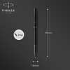 Ручка-роллер Parker "IM Achromatic T317", 0.5 мм, черный, стерж. черный - 4