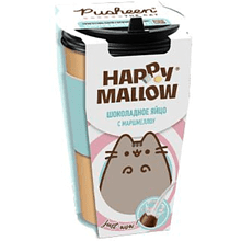 Яйцо шоколадное "PUSHEEN Happy Mallow", 70 г, с маршмеллоу