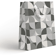 Пакет бумажный подарочный "Country M", 18х22.7х10 см, ассорти