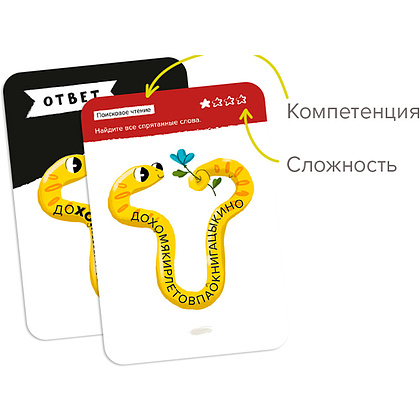 Игра настольная Brainy Trainy "Скорочтение" - 3