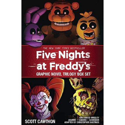 Комплект на английском языке "Five Nights at Freddy's Graphic Novel Trilogy Box Set", Scott Cawthon, Elley Cooper