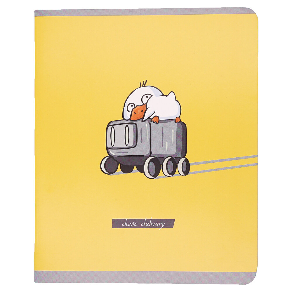 Тетрадь А5 "Happy Duck" 48 листов, в клетку, ассорти - 2