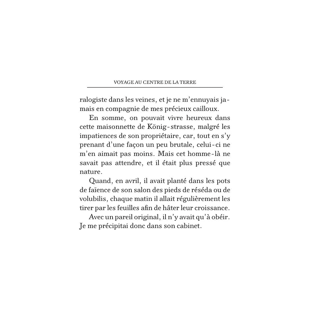 Книга на французском языке "Voyage au centre de la Terre", Жюль Верн - 9