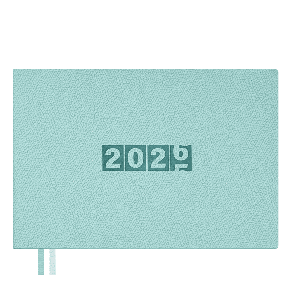 Еженедельник датированный "Джут", 181х127 мм, 128 страниц, мятный, 2026
