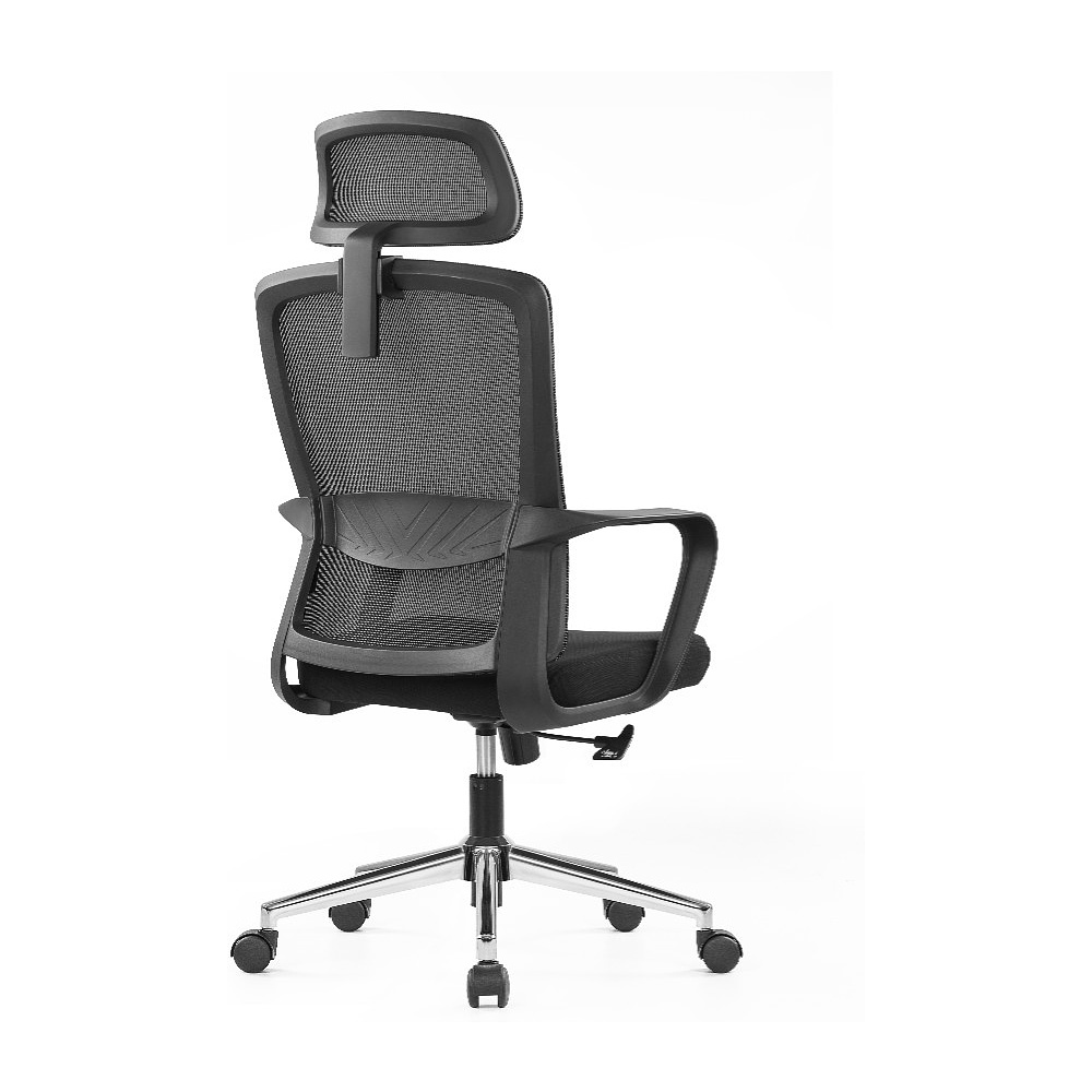 Кресло компьютерное SitZone U-060A, сетка, ткань, черный - 2