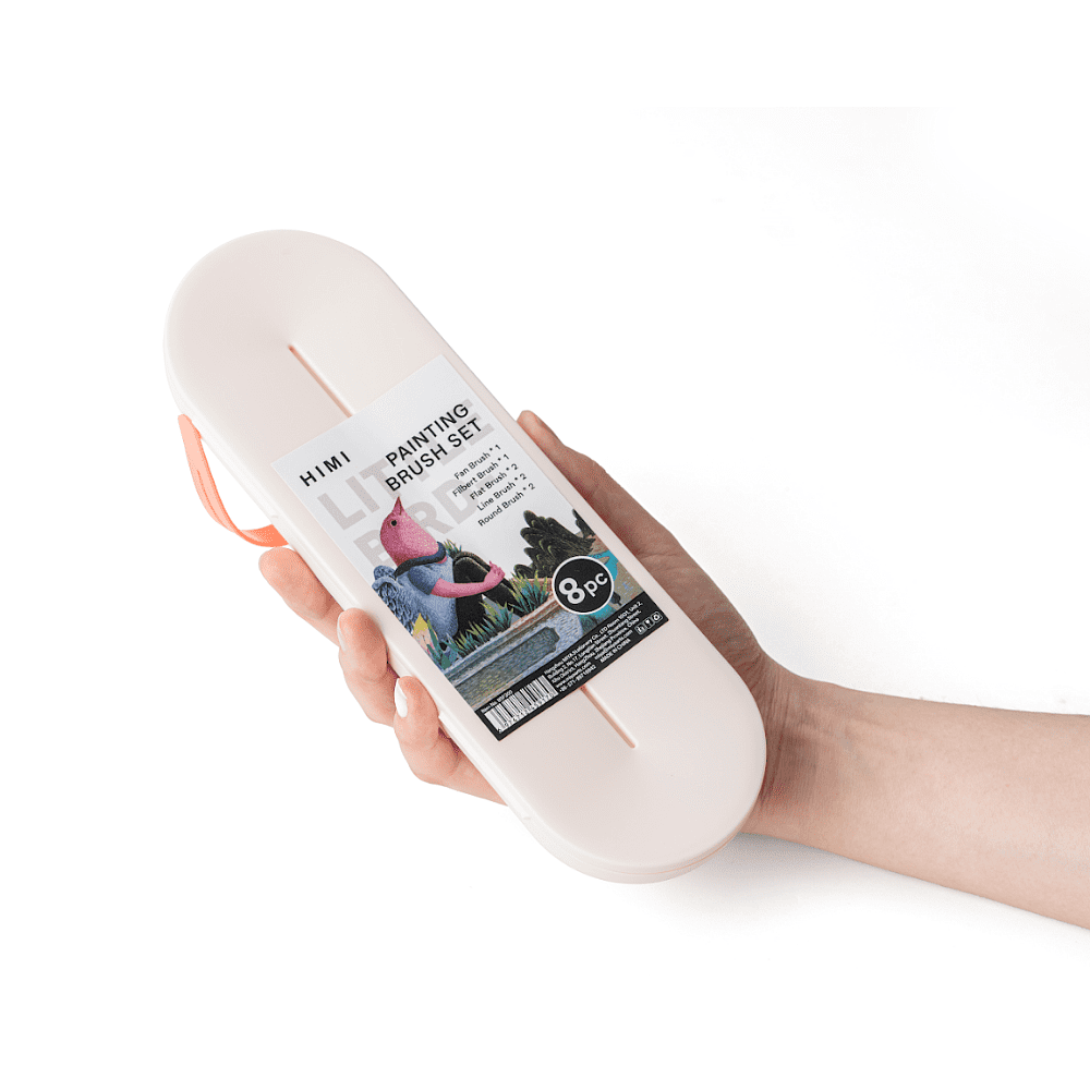 Набор кистей для рисования "Himi Little Bird", синтетика, 8 шт - 4