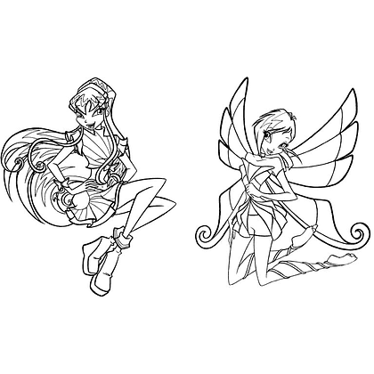 Раскраска "Winx Club. Твори волшебство! Большая раскраска" - 6