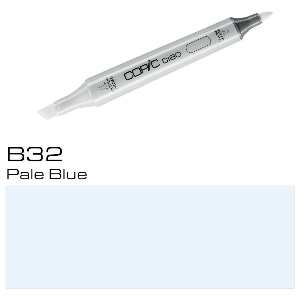 Маркер перманентный "Copic ciao", B-32 бледно-голубой