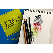 Блок-склейка бумаги для графики "Fabriano. 1264", 21х29,7 см, 200 г/м2, 50 листов