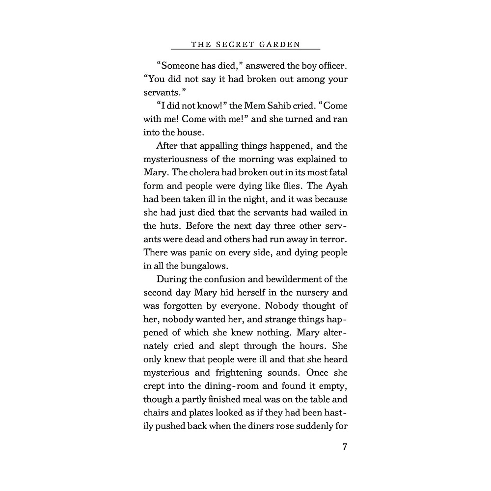 Книга на английском языке "The Secret Garden", Frances Burnett  - 6