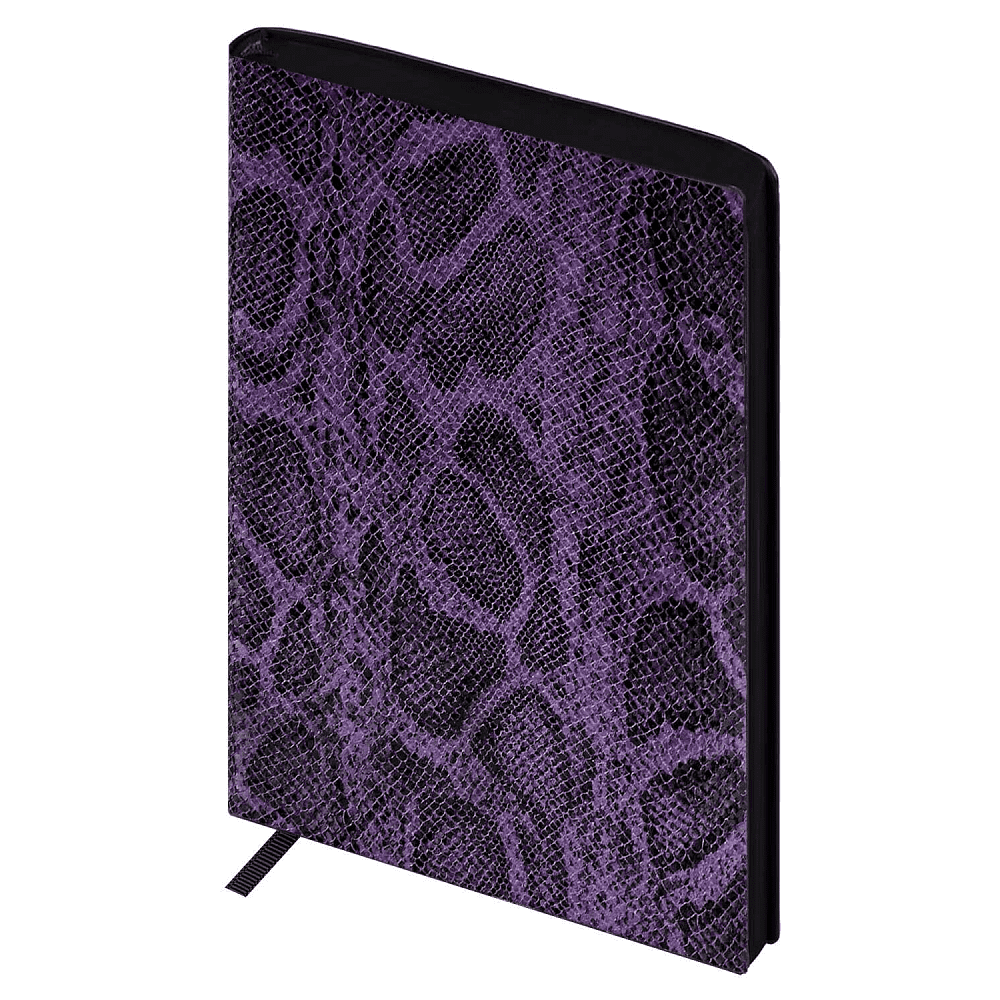 Ежедневник недатированный "Питон", А6+, 320 страниц, линейка, фиолетовый - 2