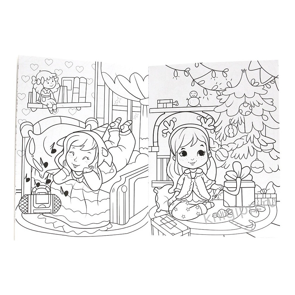 Раскраска "Супер-пупер раскраска. Для девочек" - 2