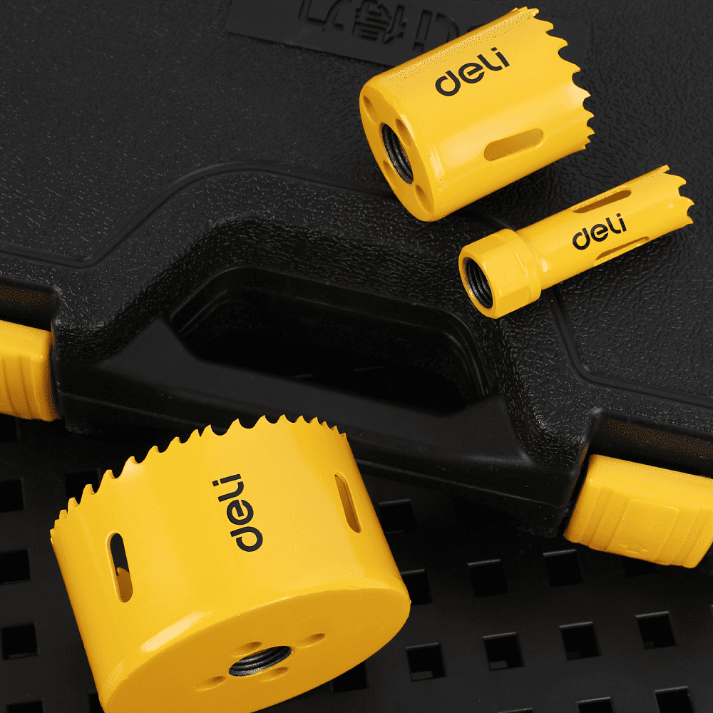 Коронка биметаллическая Deli YS EDH-SKK076-E1, 76 х 38 мм, М14 - 2 Коронка биметаллическая Deli YS EDH-SKK076-E1, 76 х 38 мм, М14 - 2