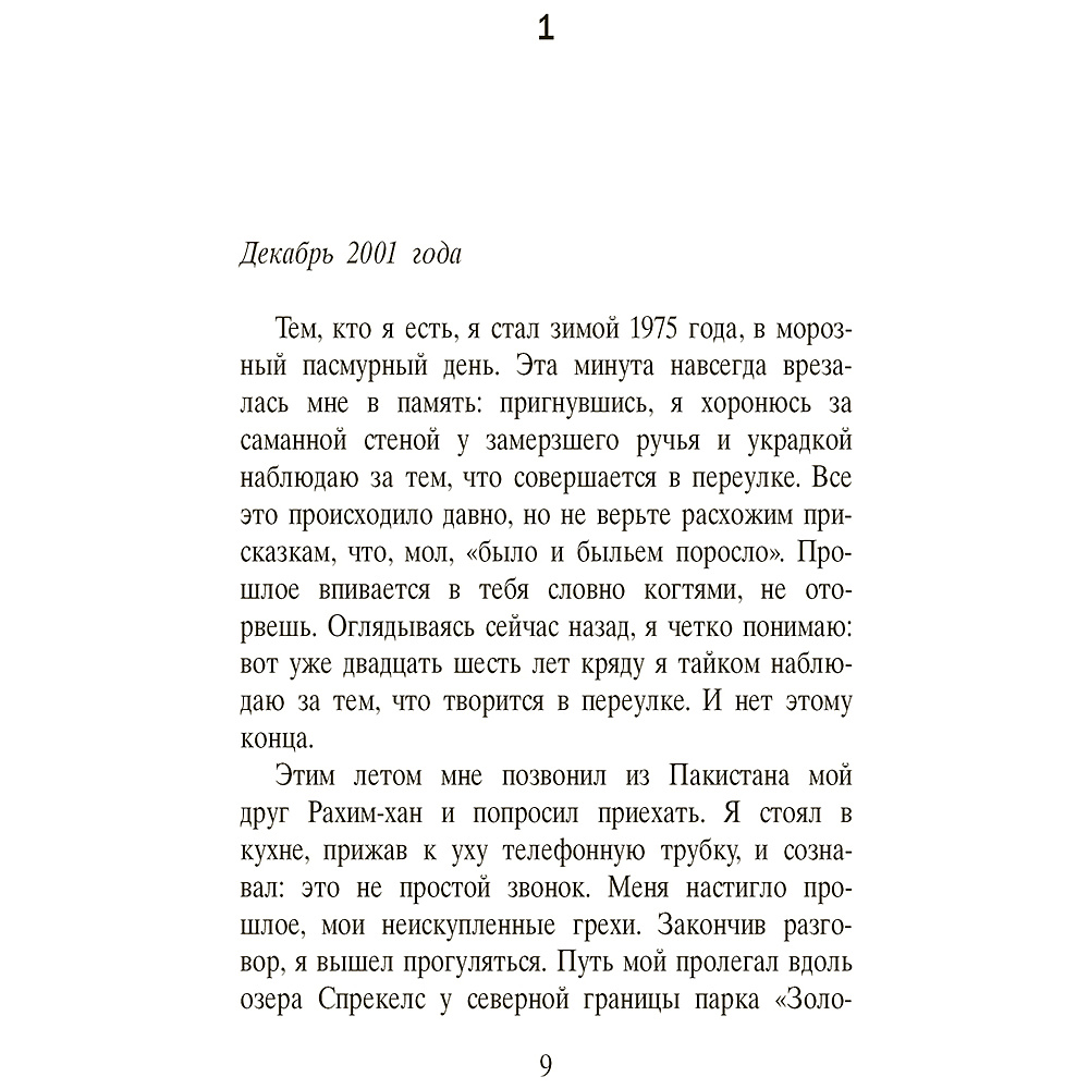 Книга "Бегущий за ветром", Халед Хоссейни - 2