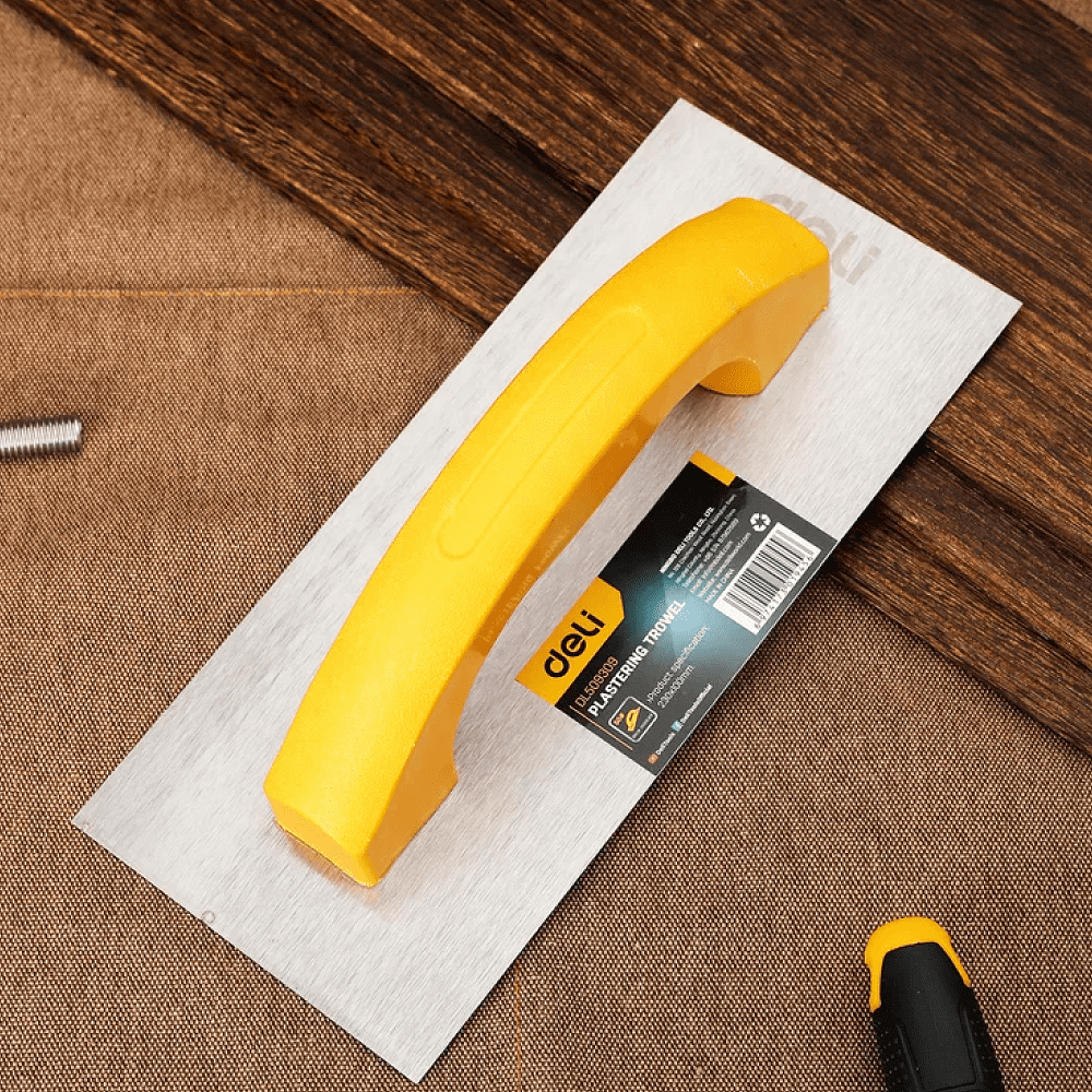 Гладилка Deli YS EDL509309, нержавеющая, 230 x 100 мм, 2-х компонентная рукоятка - 7