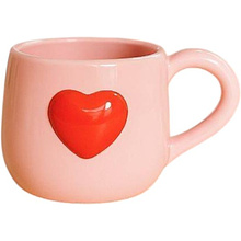 Кружка керамическая "Love potion", 505 мл., розовый