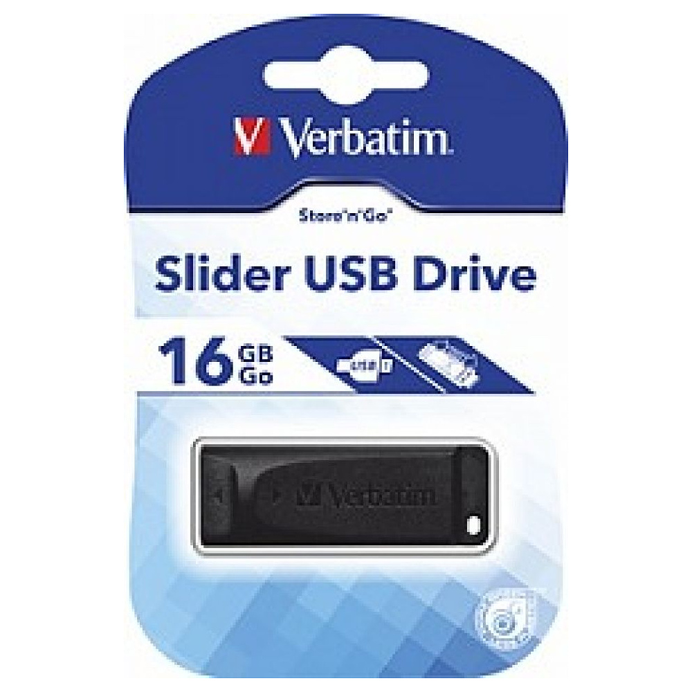 USB-накопитель "Slider", 64 гб, usb 2.0, черный - 7